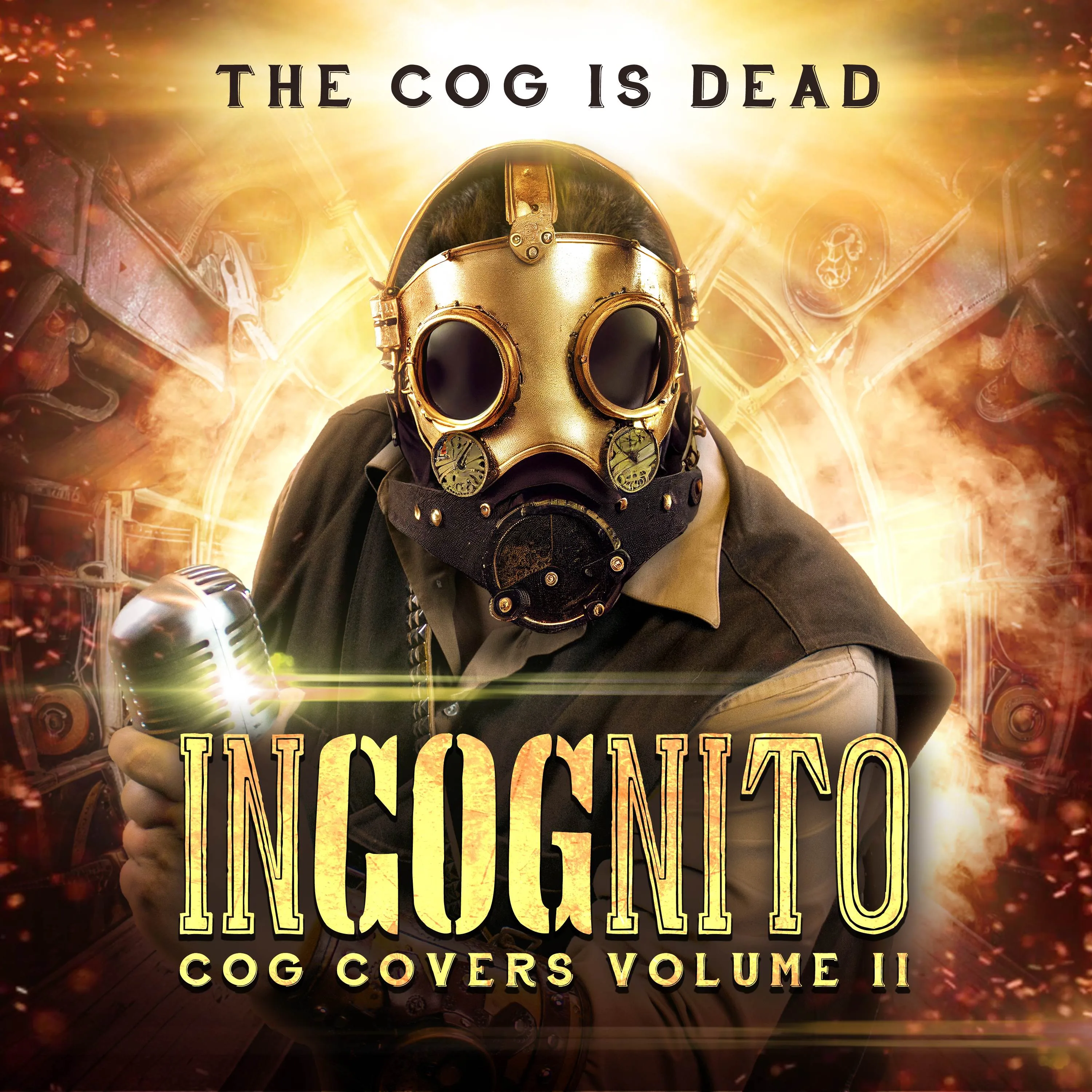 Official album cover art for the release Incognito: Cog Covers, Vol. 2 by The Cog Is Dead