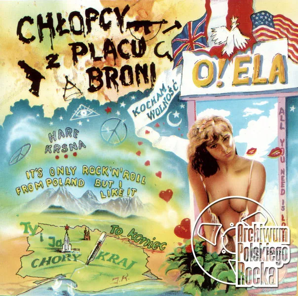 Official album cover art for the release O! Ela by Chłopcy z Placu Broni