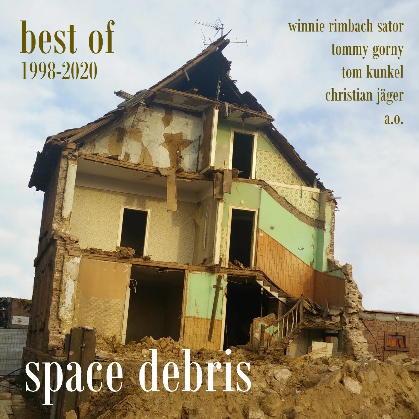 Official album cover art for the release Best of 1998 – 2020 by Space Debris