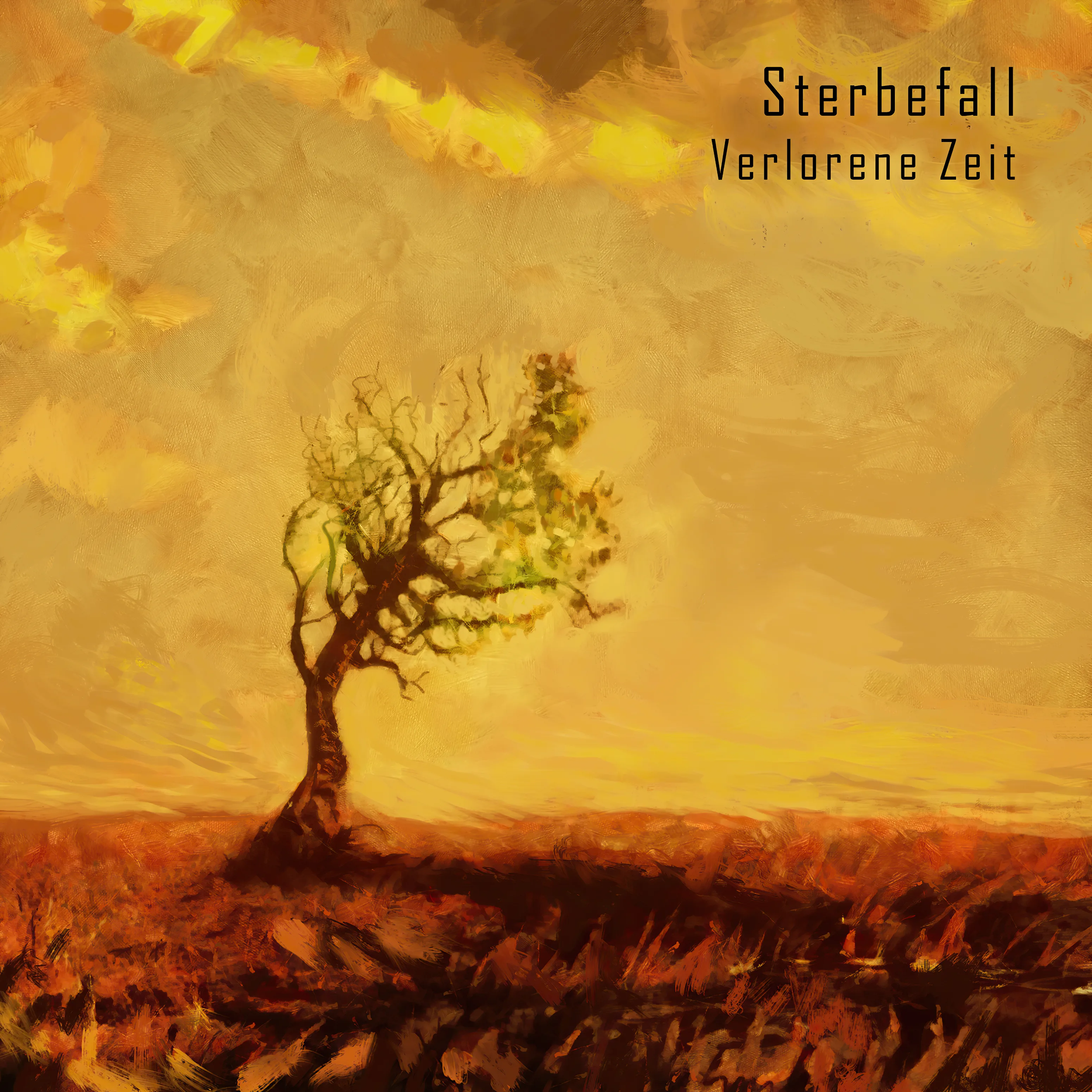 Official album cover art for the release Verlorene Zeit by Sterbefall