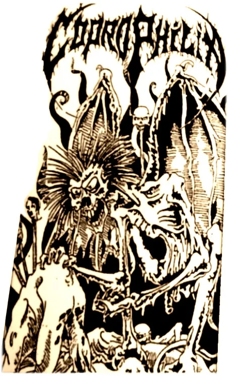 Official album cover art for the release Steam of Stertorous Cadaver... Demo Tapes 1991-1992 by Coprophilia