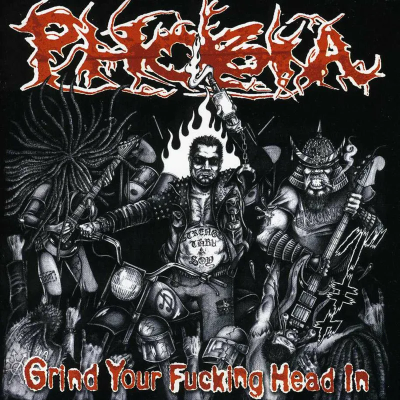 Official album cover art for the release Grind Your Fucking Head In by Phobia
