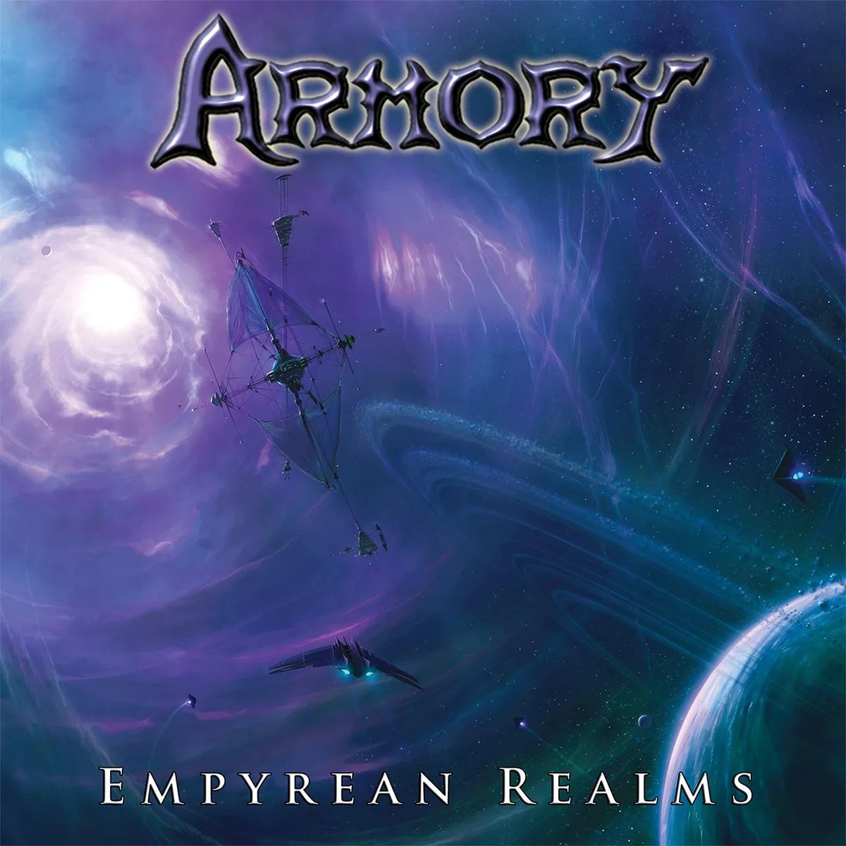 Official album cover art for the release Empyrean Realms by Armory