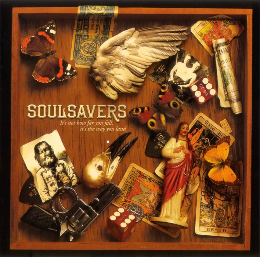 Official album cover art for the release It’s Not How Far You Fall, It’s the Way You Land by Soulsavers