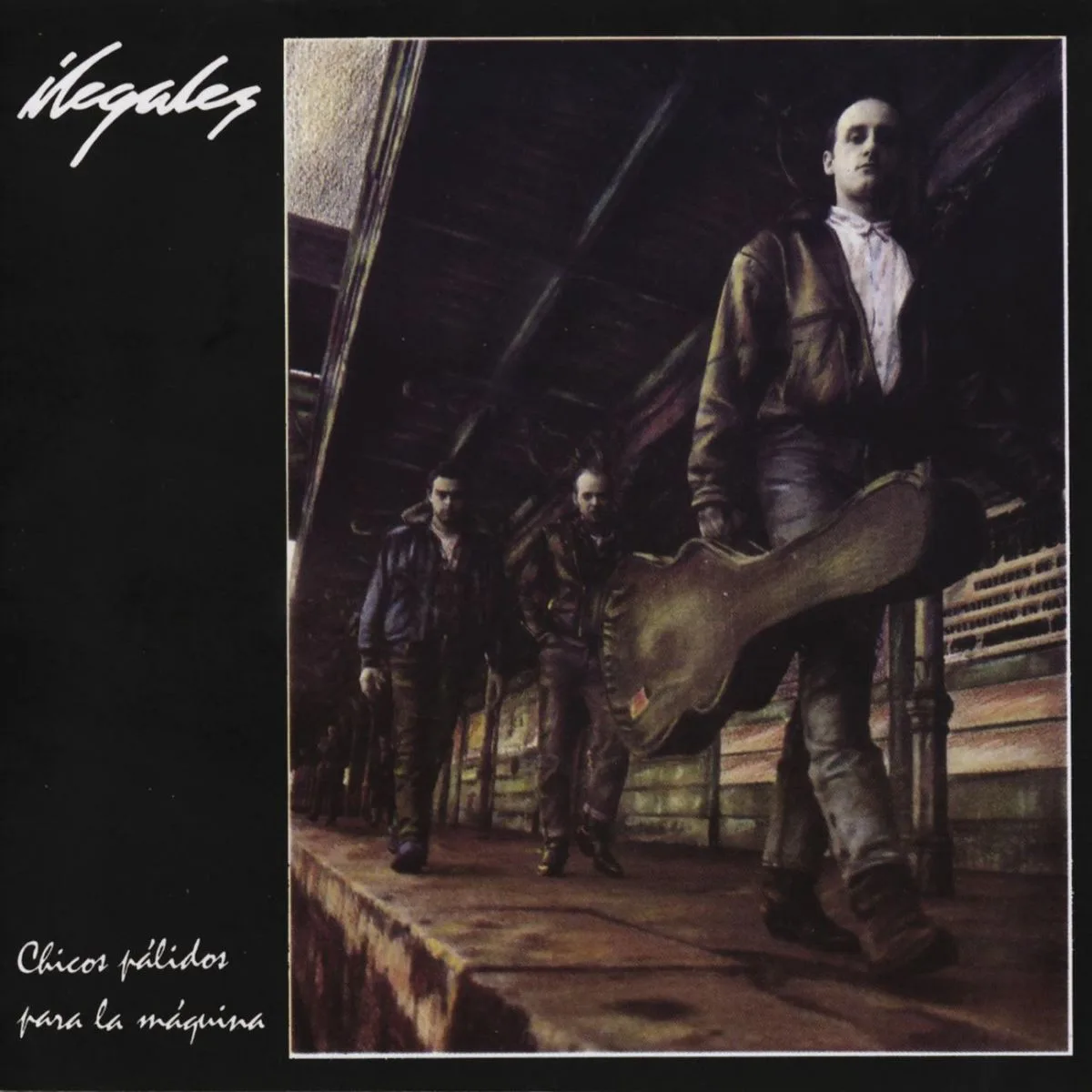 Chicos pálidos para la máquina