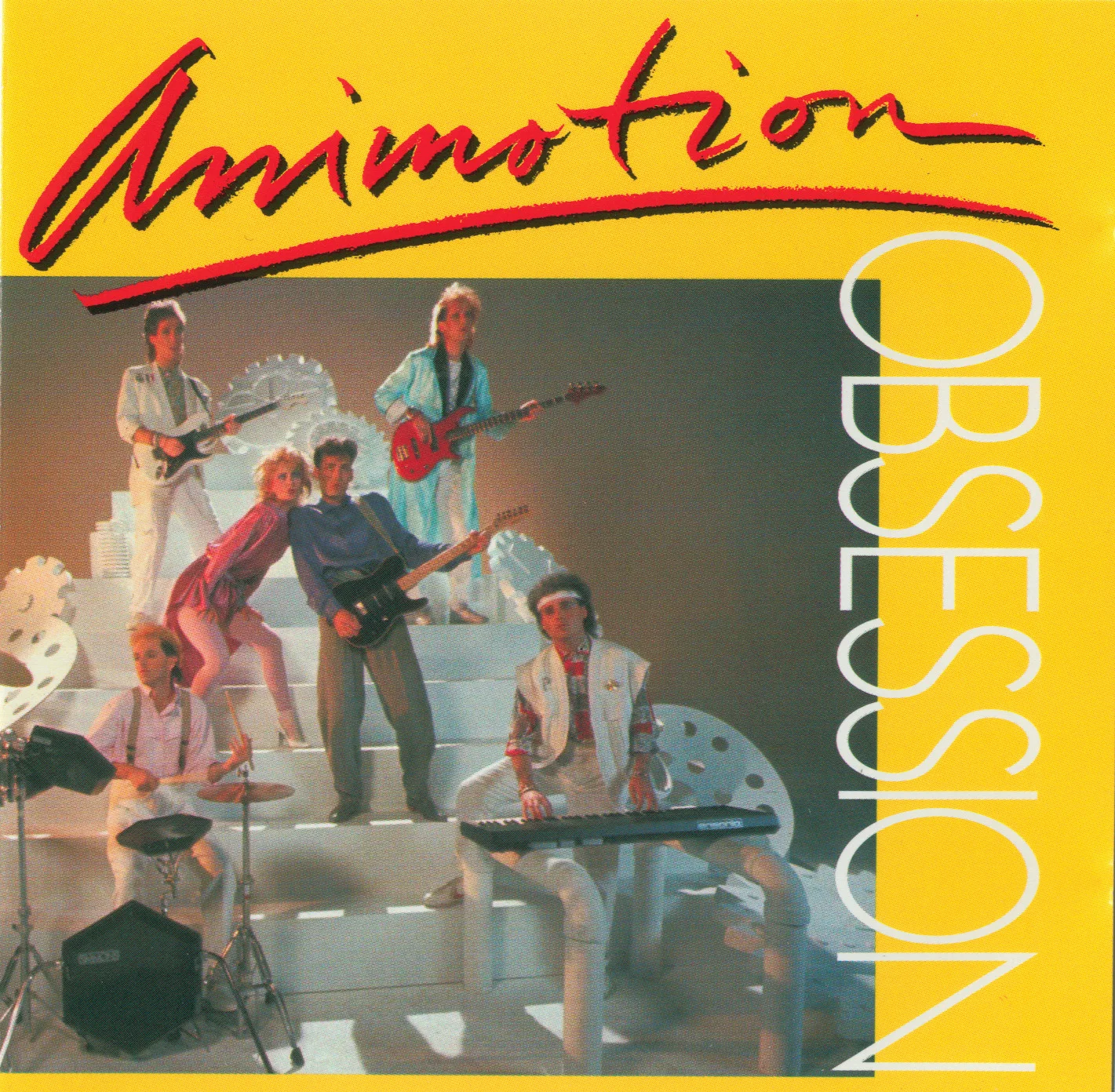 Official album cover art for the release Obsession by Animotion