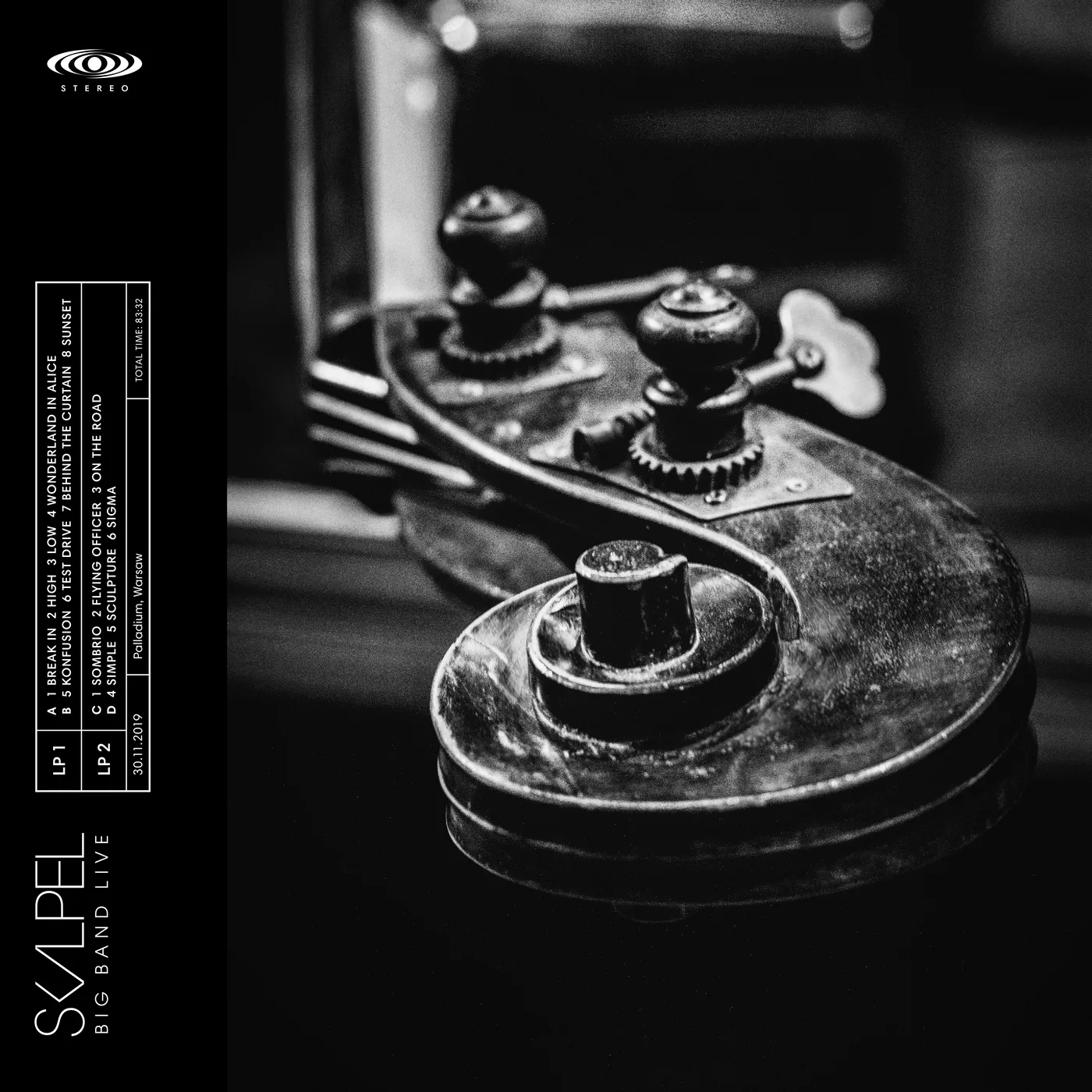 Official album cover art for the release Big Band Live by Skalpel