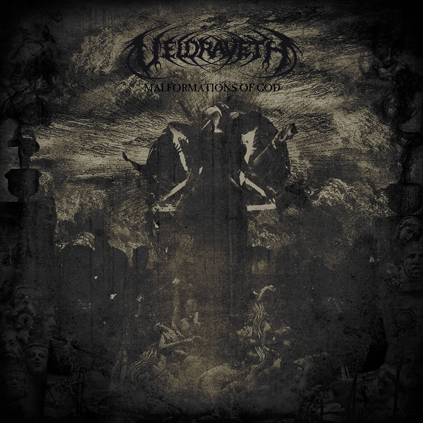 Official album cover artwork for Malformations of God by Veldraveth