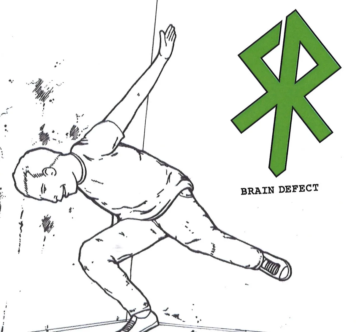 Official album cover art for the release Brain Defect by Shitripper