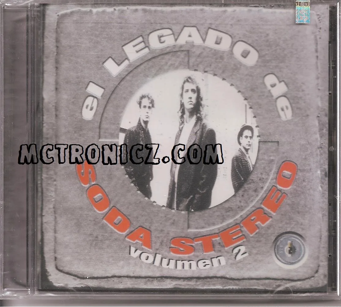 Official album cover art for the release El legado de Soda Stereo, volumen 2 by Soda Stereo