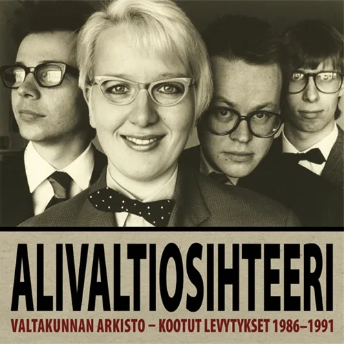 Official album cover art for the release Valtakunnan arkisto: Kootut levytykset 1986-1991 by Alivaltiosihteeri