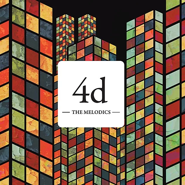 Official album cover art for the release 4d by The Melodics