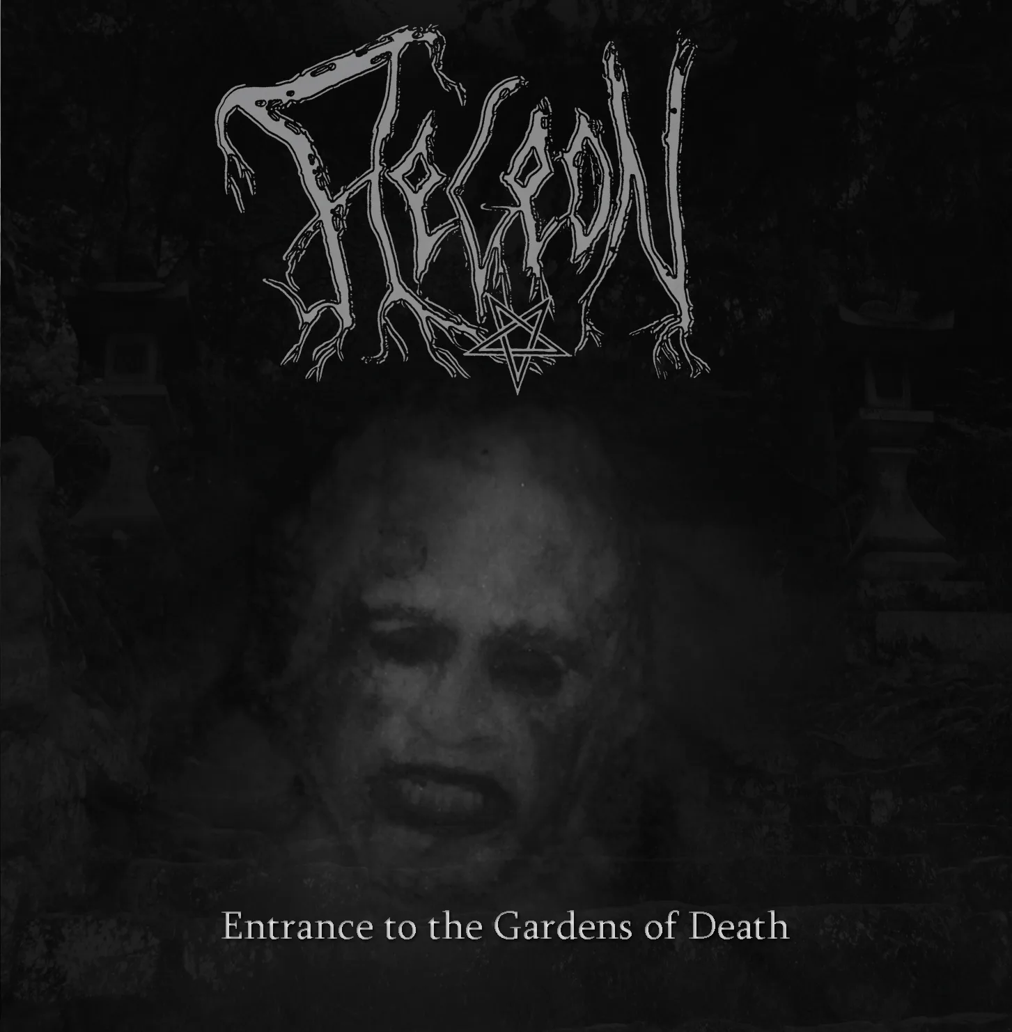 Official album cover art for the release Entrance to the Gardens of Death by Aegeon