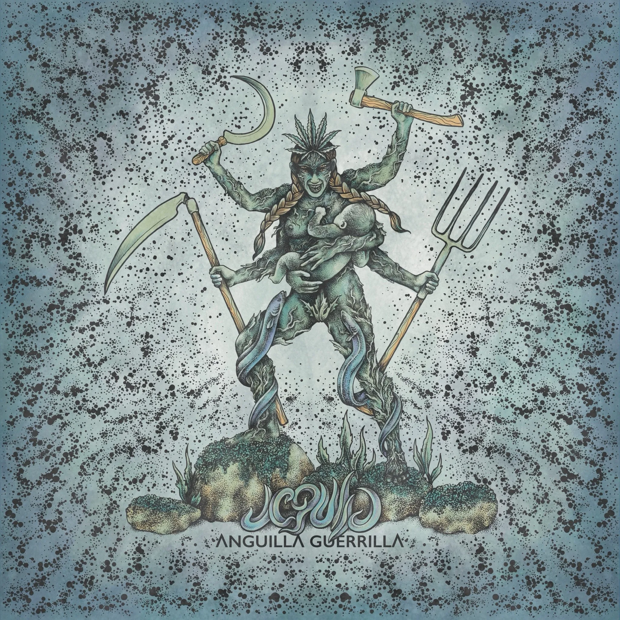 Official album cover art for the release Anguilla Guerrilla by Jegulja