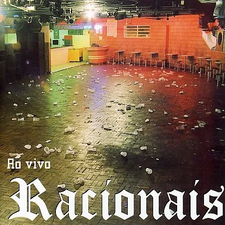 Official album cover art for the release Ao vivo by Racionais MC’s