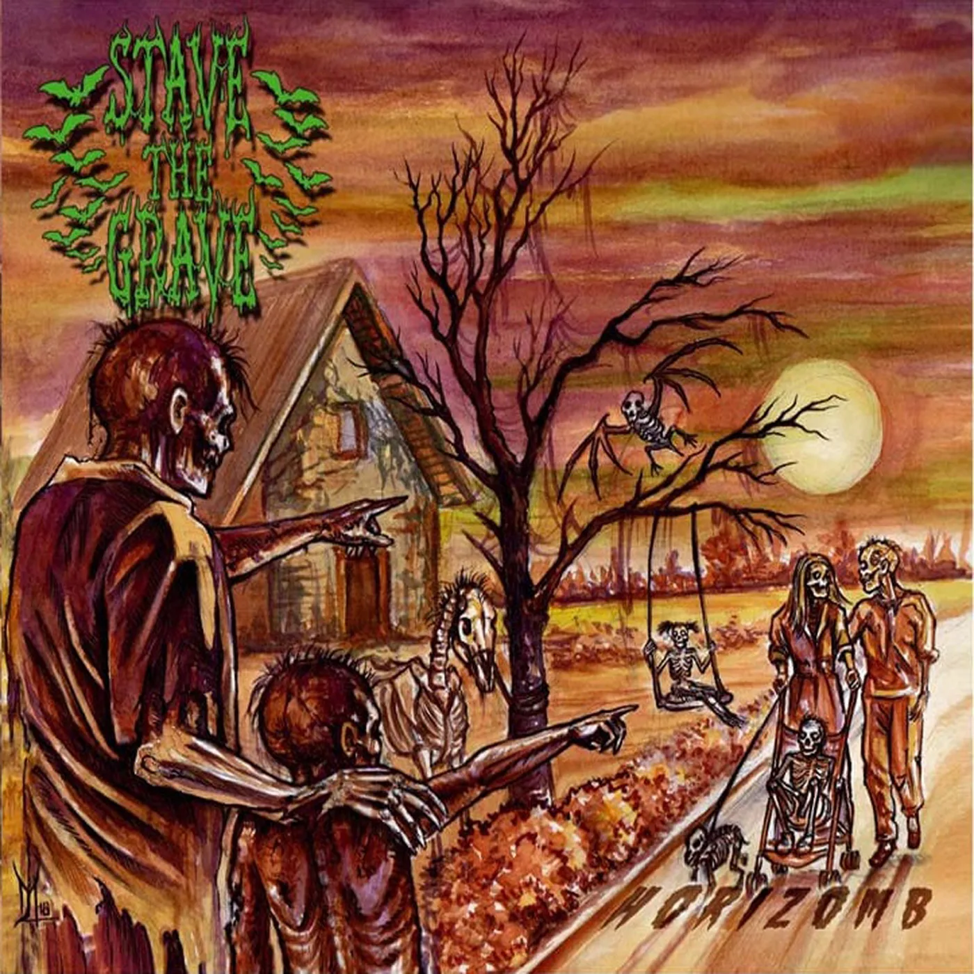 Official album cover art for the release Horizomb by Stave the Grave