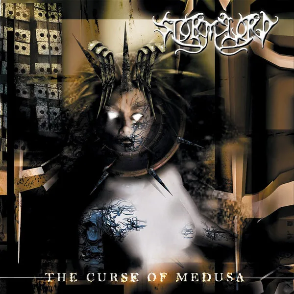 Official album cover art for the release The Curse of Medusa by Stormlord