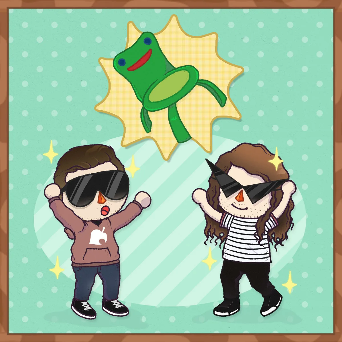 Official album cover art for the release Froggy Chair EP by Unicorn Hole