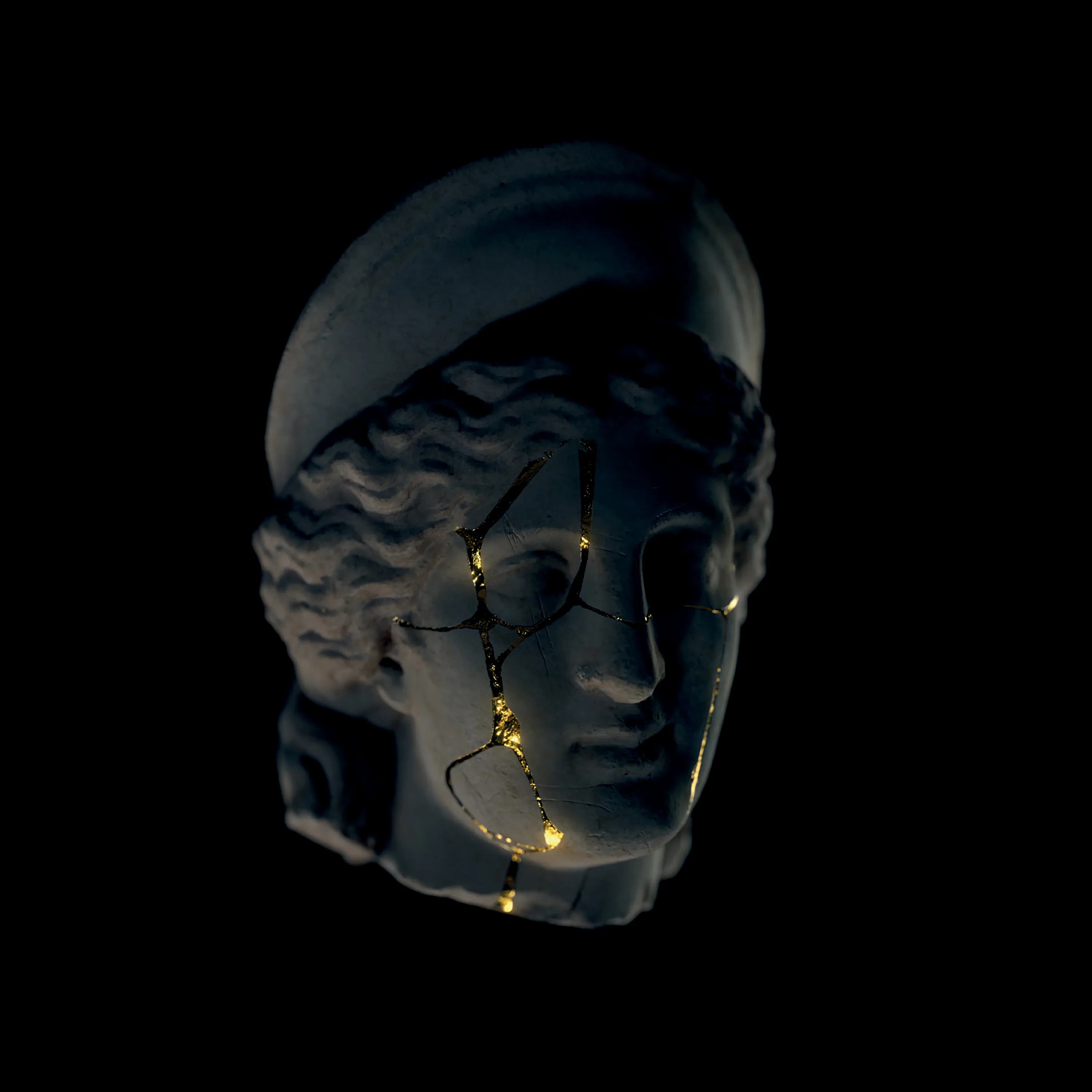 Official album cover art for the release Mend by Au‐Dessus