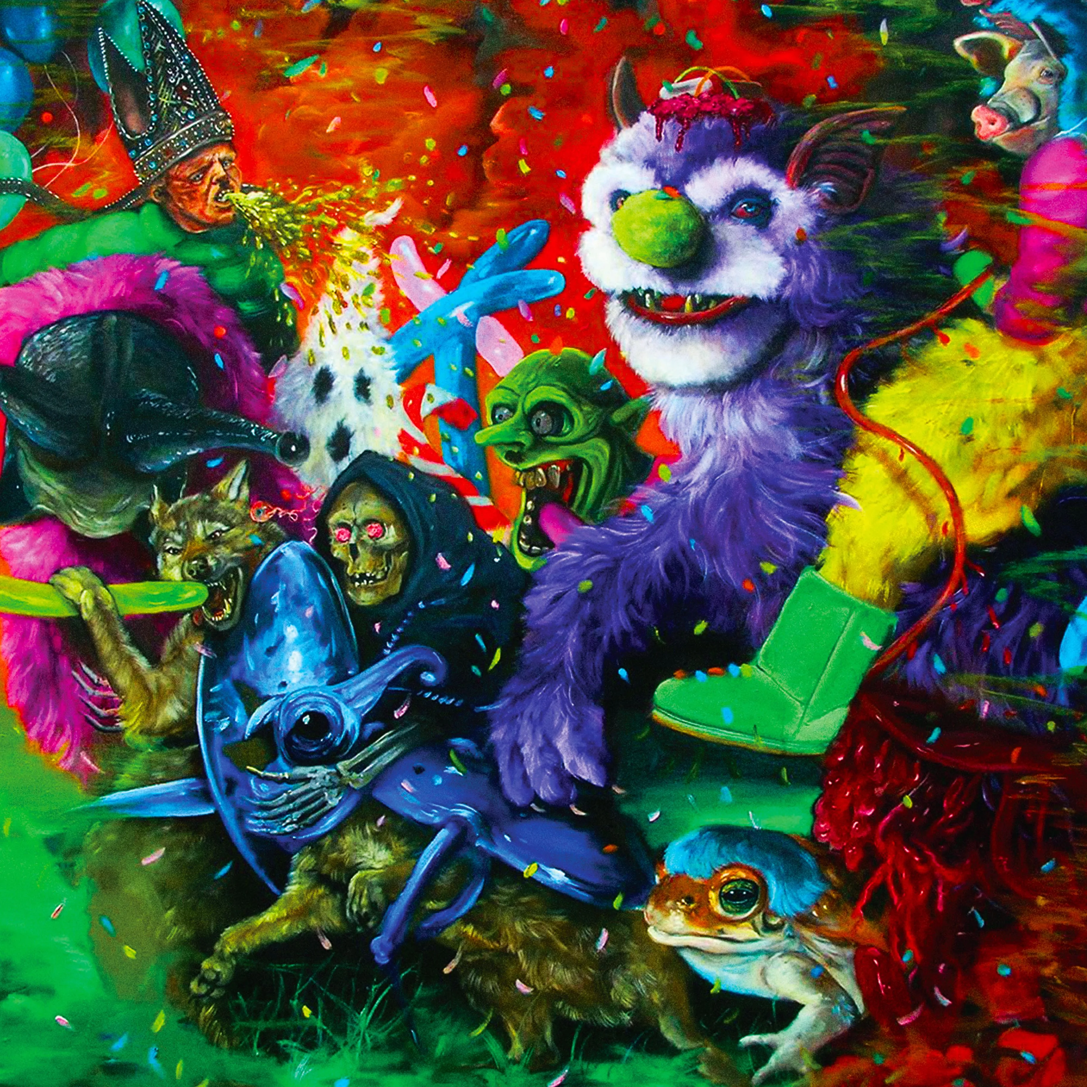 Official album cover artwork for A Laughing Death in Meatspace by Tropical Fuck Storm