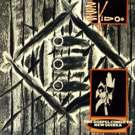 Official album cover art for the release The Gospel Comes to New Guinea by 23 Skidoo