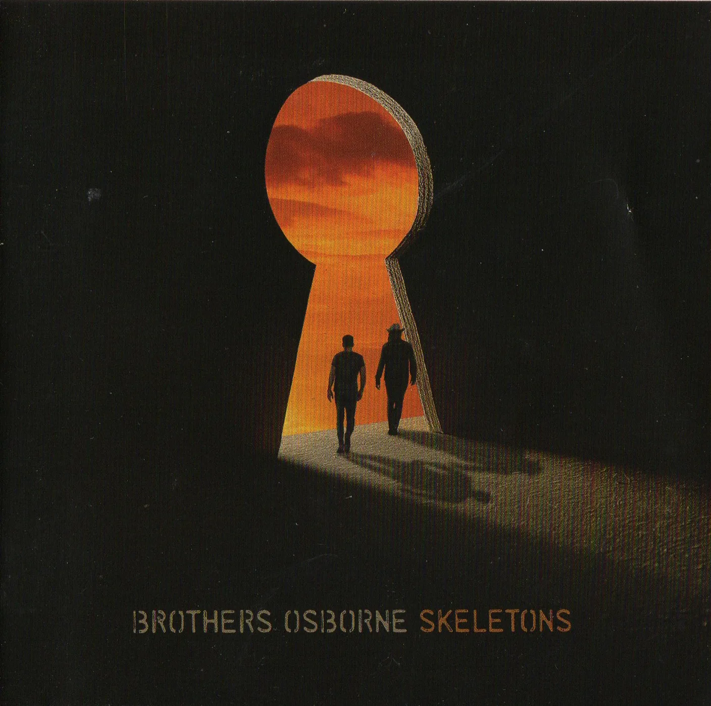 Official album cover art for the release Skeletons by Brothers Osborne