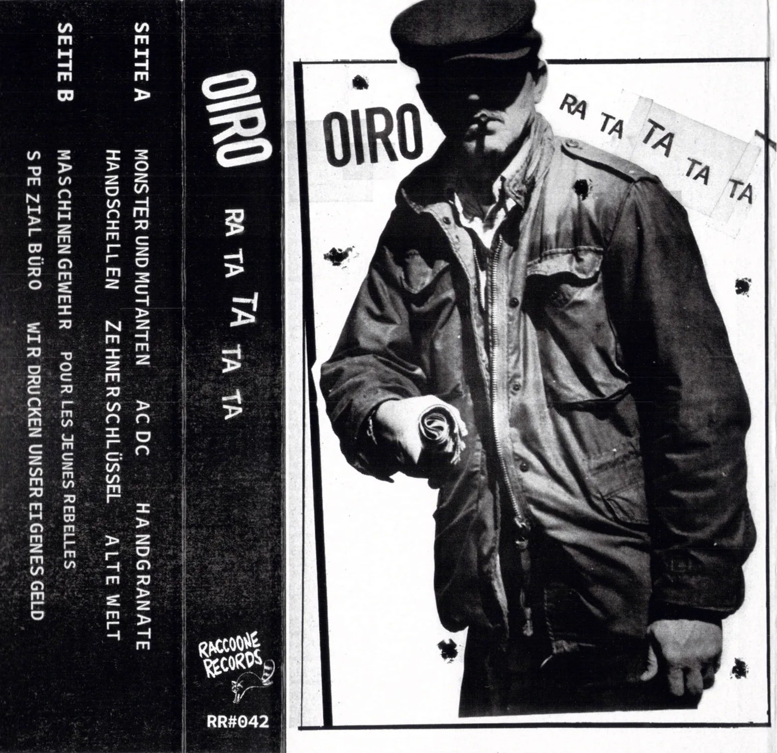 Official album cover art for the release Ra ta ta ta ta by Oiro