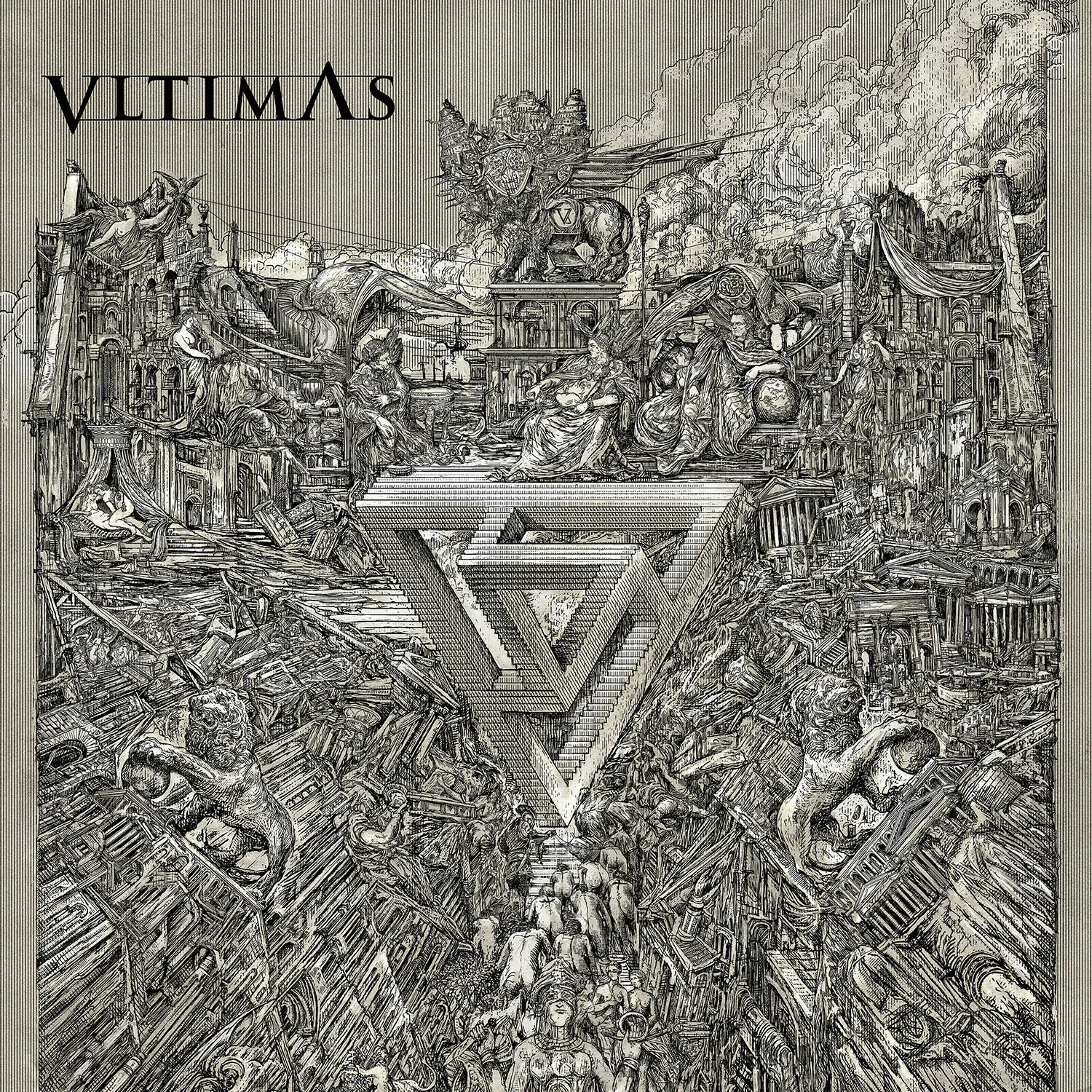 Official album cover art for the release Something Wicked Marches In by Vltimas