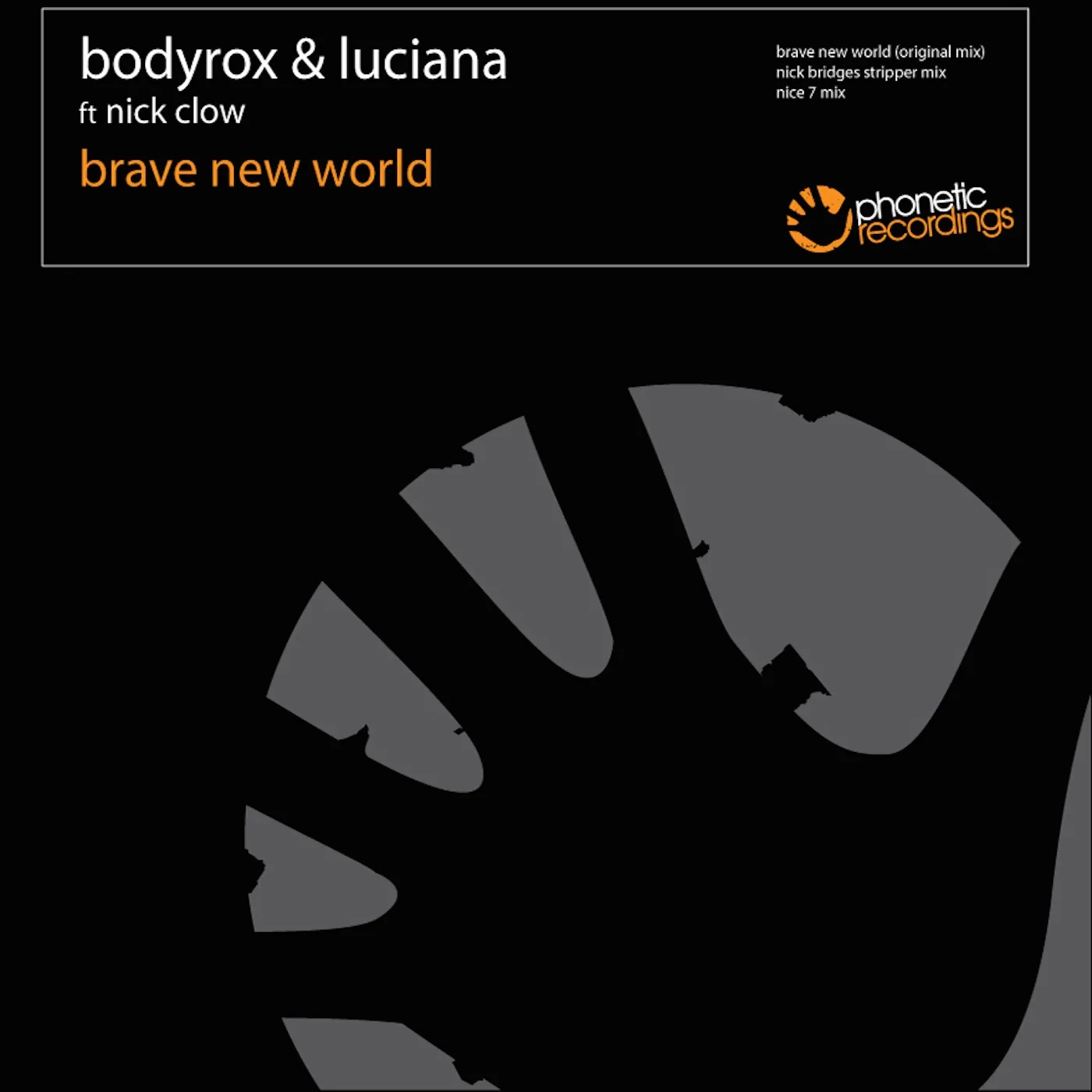 Official album cover art for the release Brave New World by Bodyrox