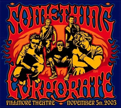 Official album cover art for the release Fillmore Theater - November 5, 2003 by Something Corporate