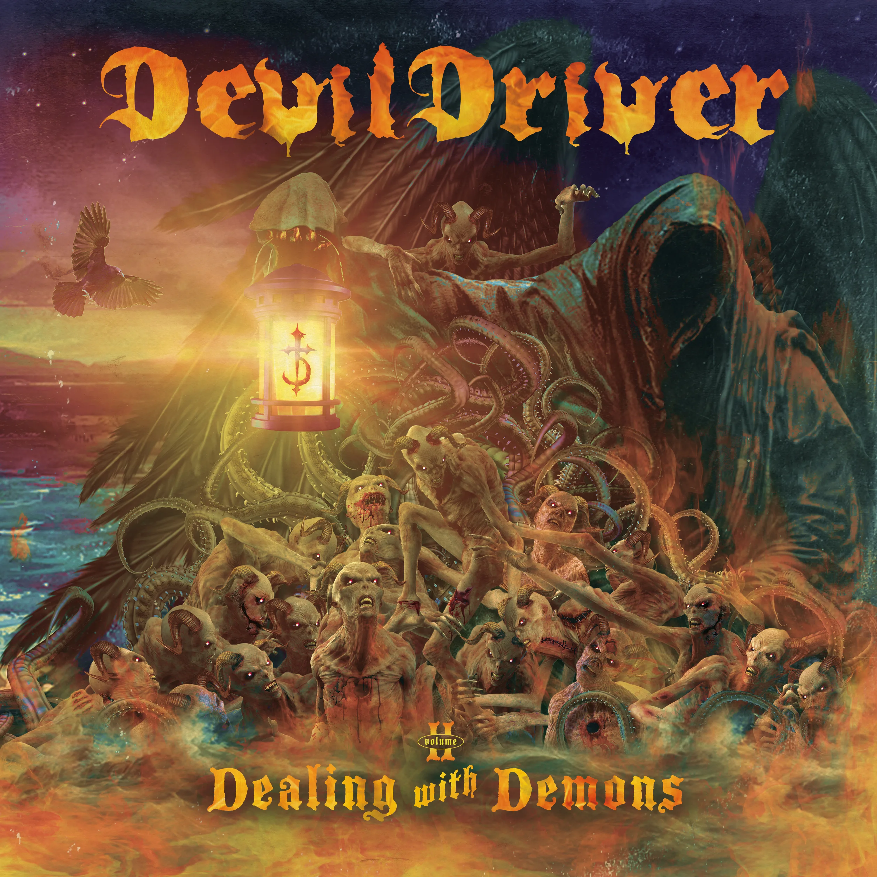 Official album cover art for the release Dealing With Demons, Vol. II by DevilDriver