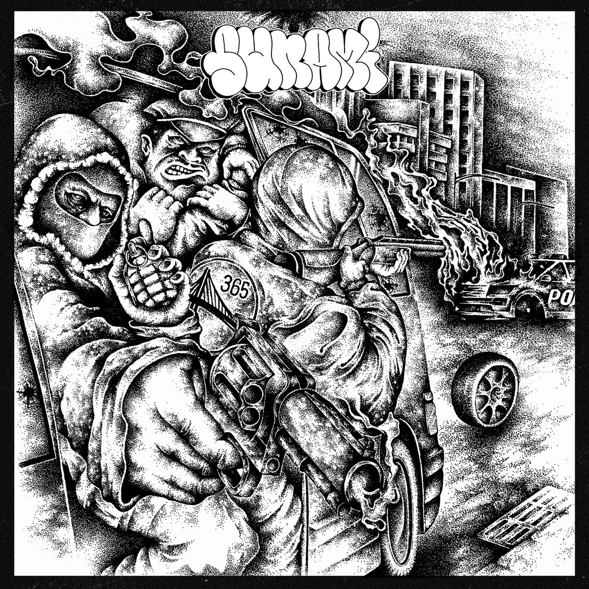 Official album cover art for the release Sunami by SUNAMI