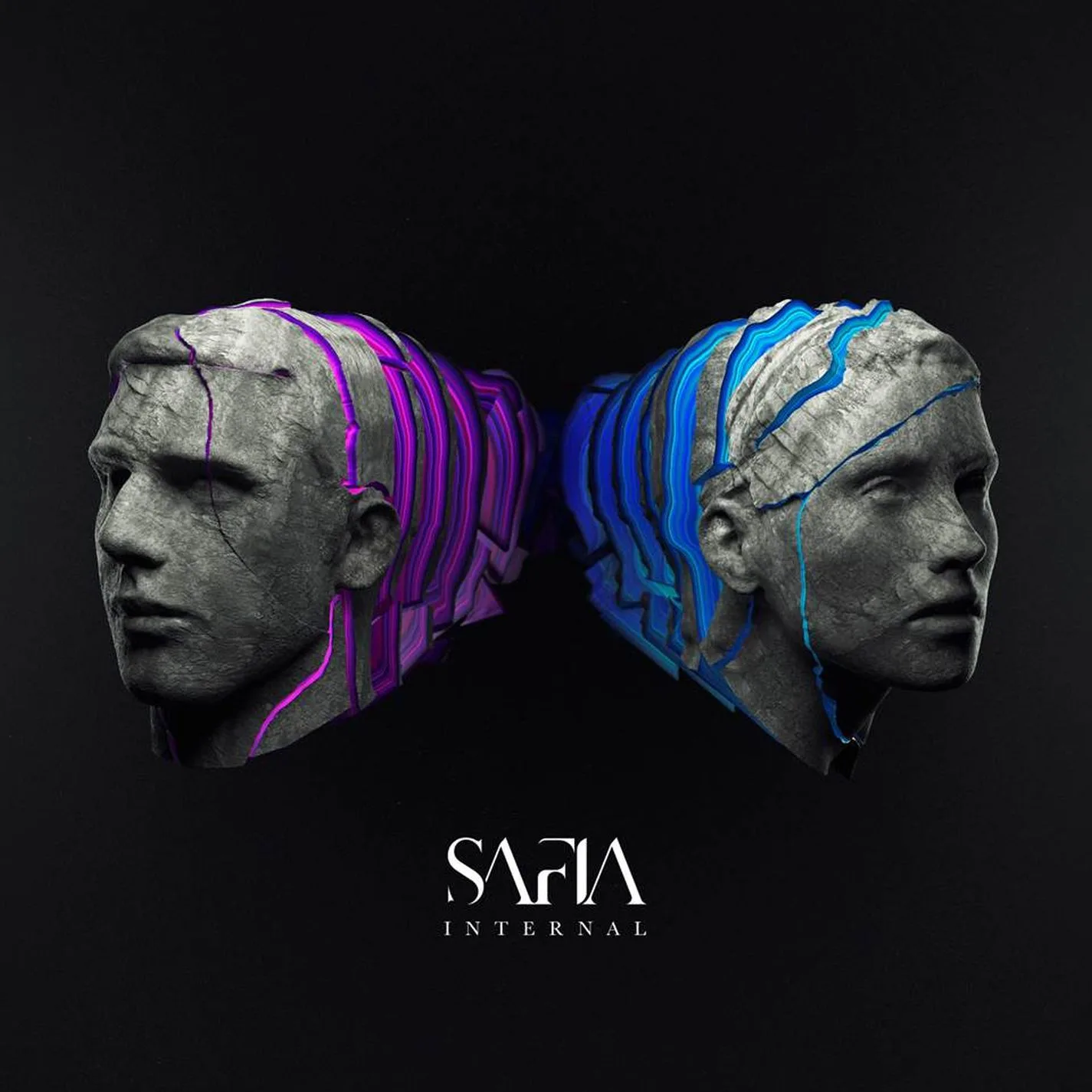 Official album cover art for the release Internal by SAFIA