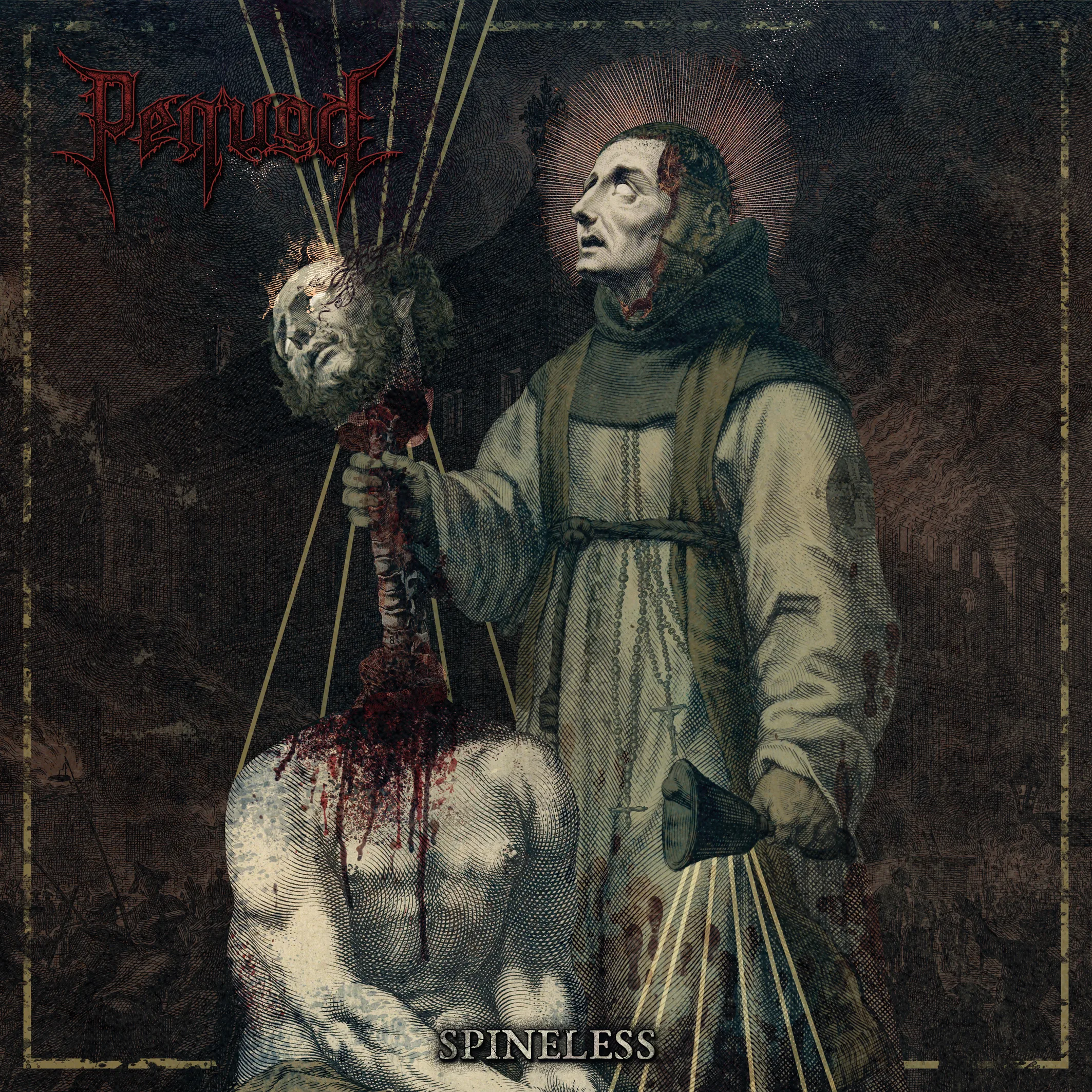 Official album cover art for the release Spineless by Pequod
