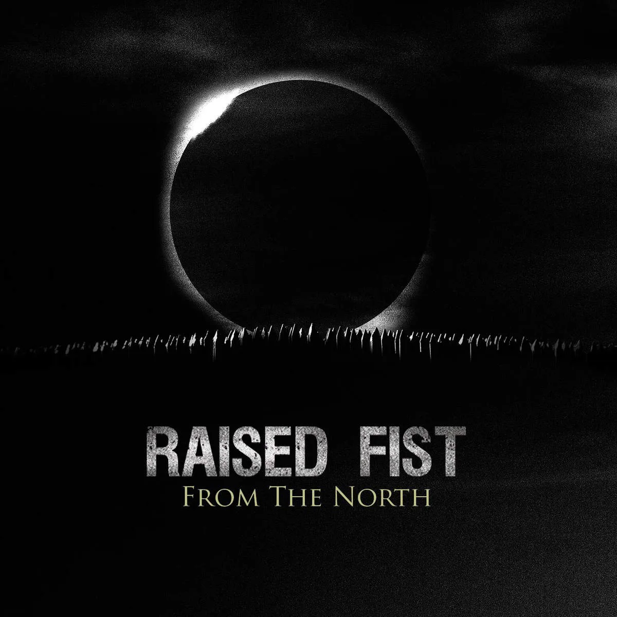 Official album cover art for the release From the North by Raised Fist