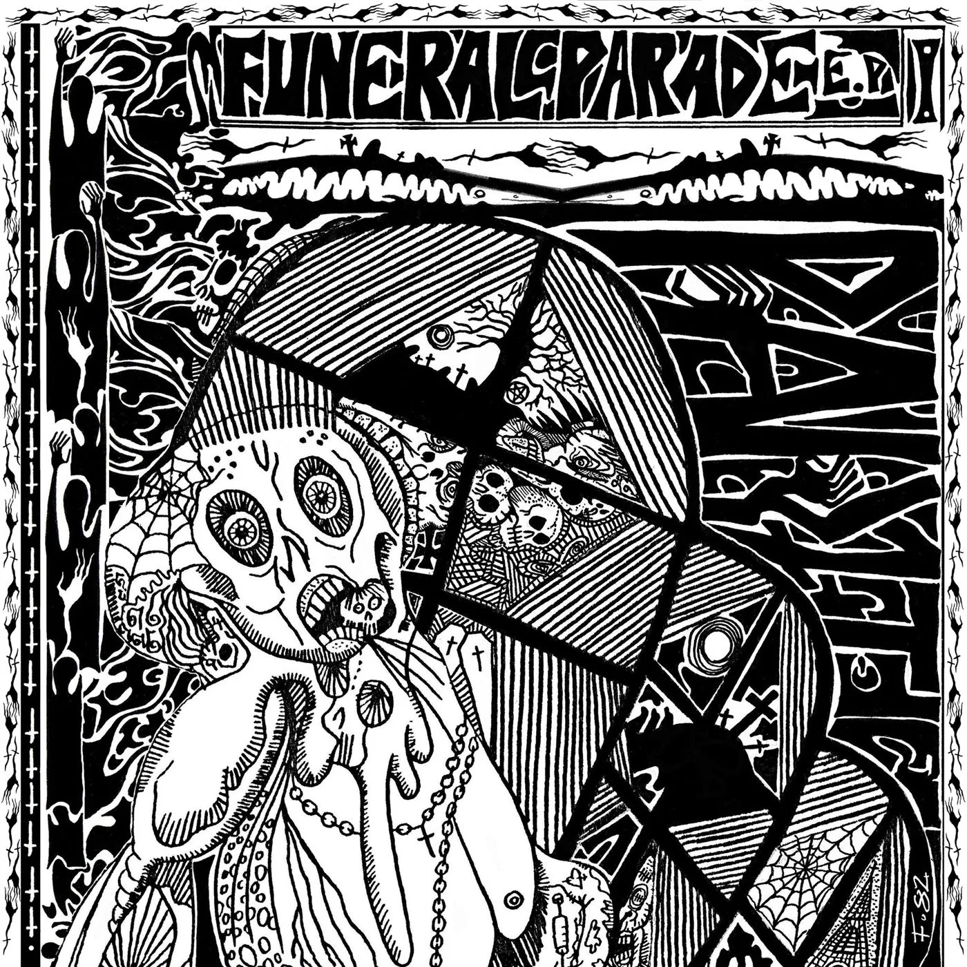 Official album cover art for the release Funeral Parade by Part 1