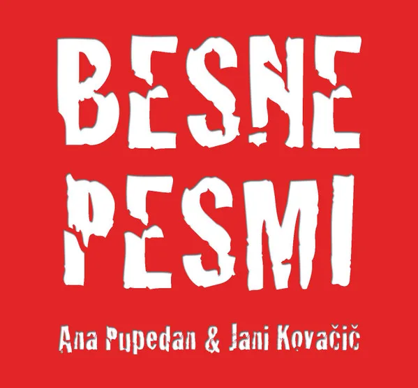 Official album cover art for the release Besne pesmi by Ana Pupedan
