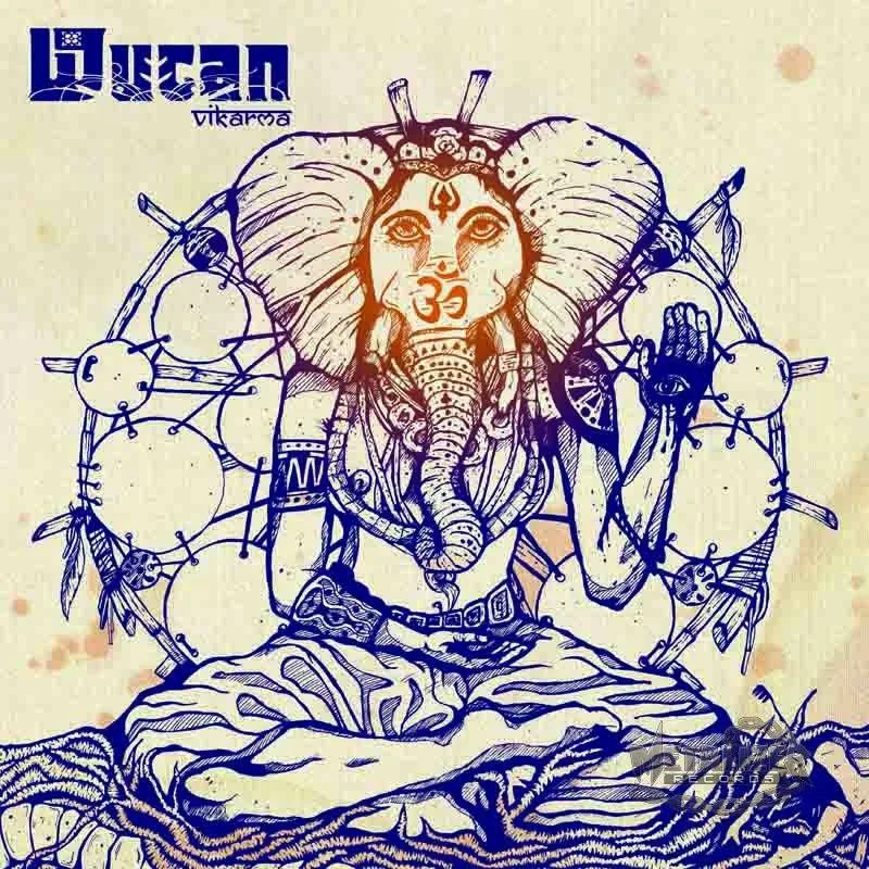 Official album cover art for the release Vikarma by Wucan