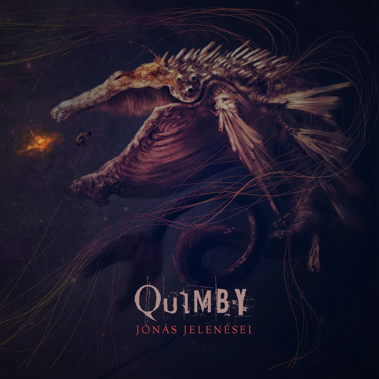 Official album cover artwork for Jónás Jelenései by Quimby