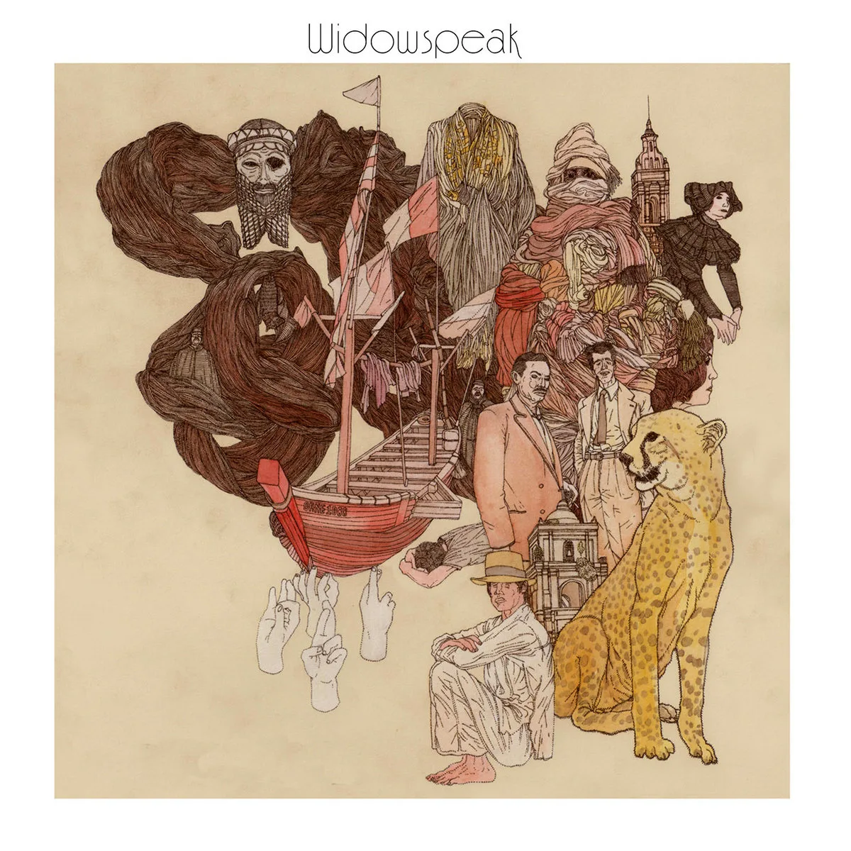 Official album cover art for the release Widowspeak by Widowspeak
