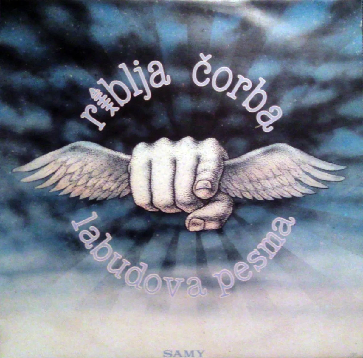 Official album cover art for the release Labudova pesma by Riblja Čorba