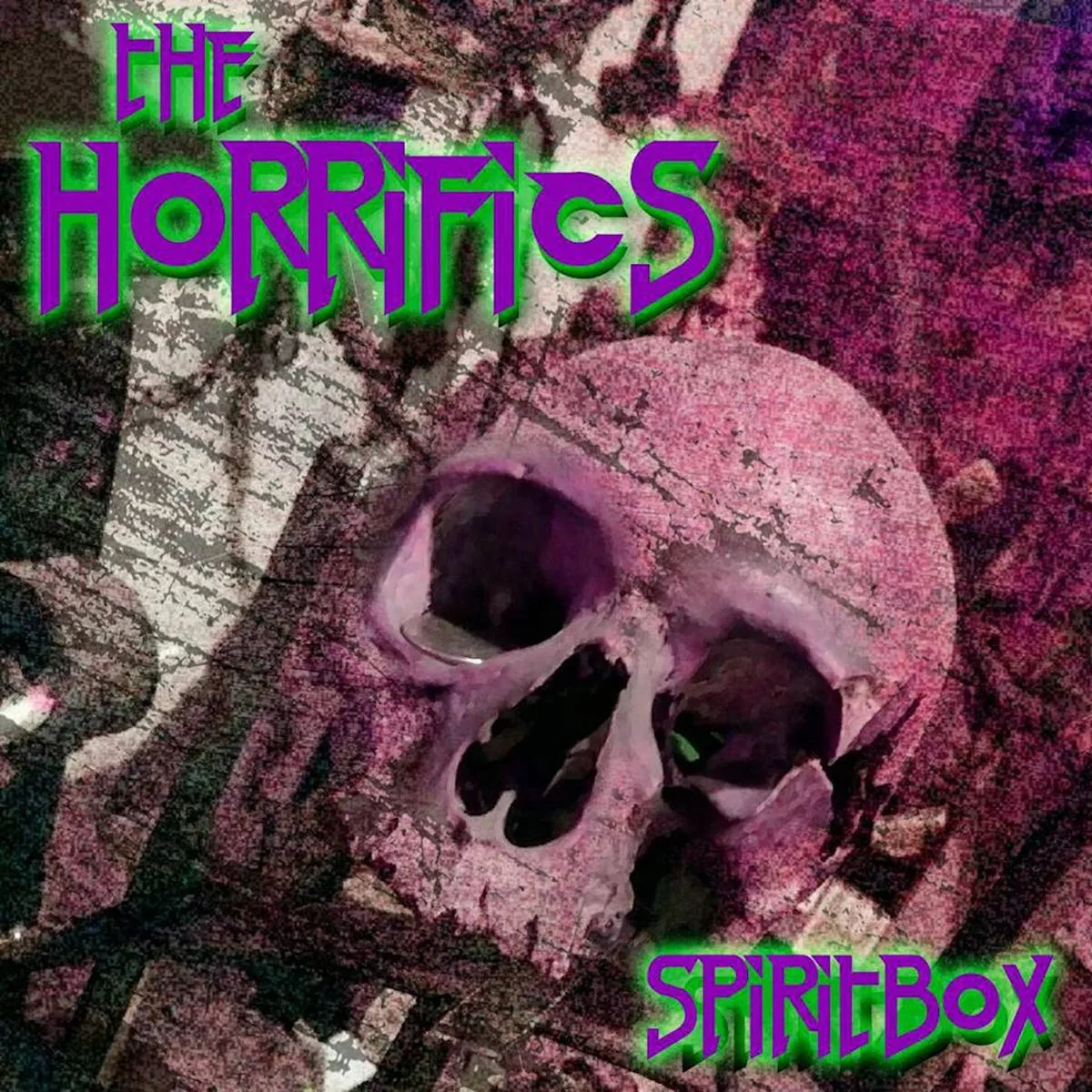 Official album cover art for the release SPiRiTbox by The Horrifics