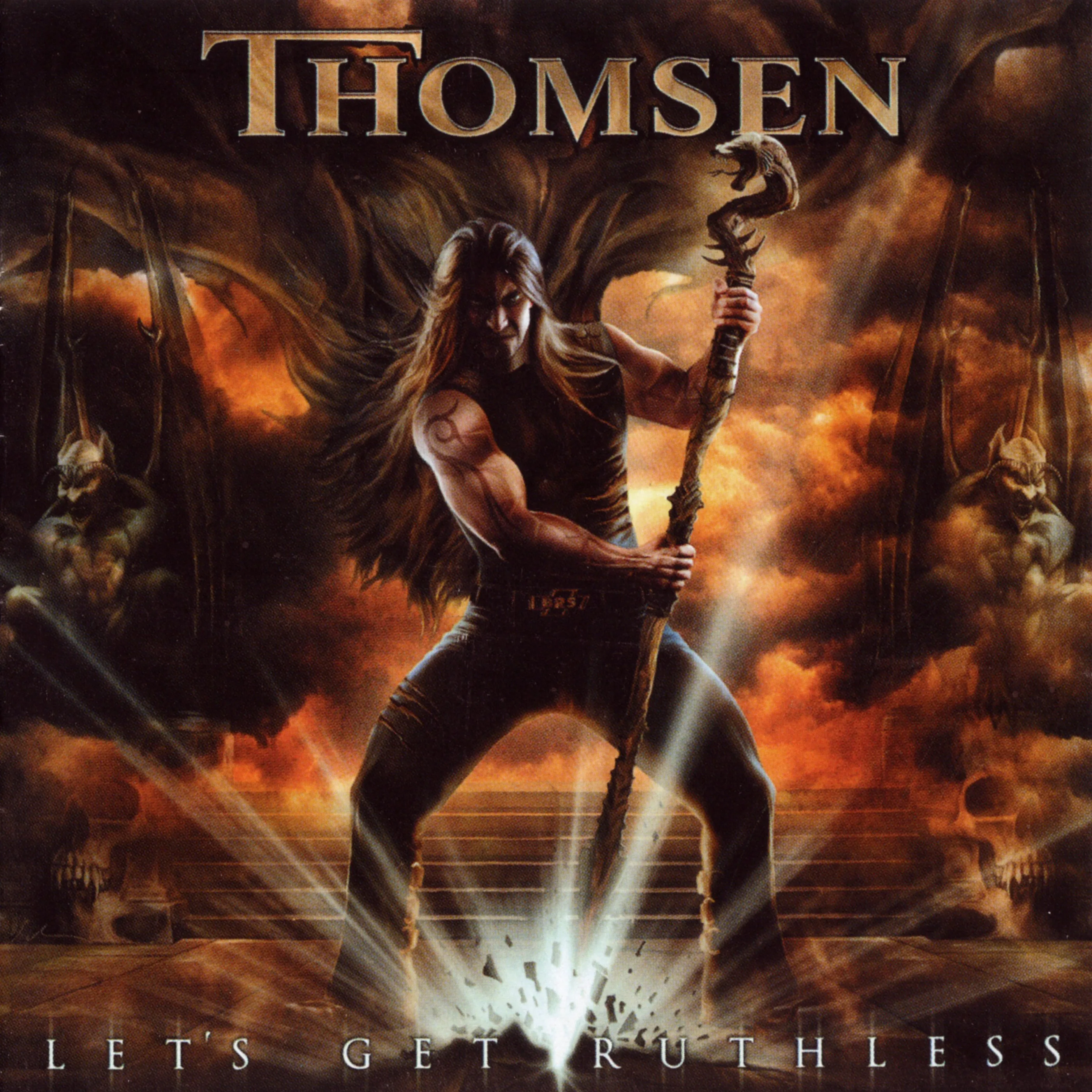 Official album cover art for the release Let's Get Ruthless by Thomsen