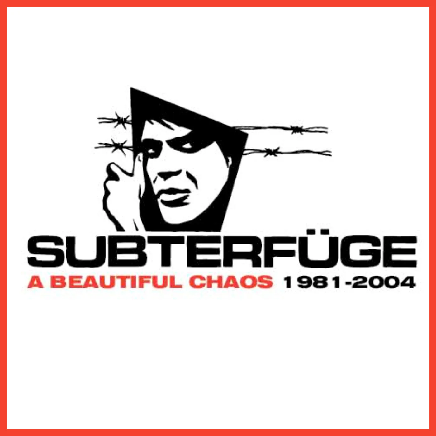 Official album cover art for the release A Beautiful Chaos: 1981 - 2004 by Subterfuge