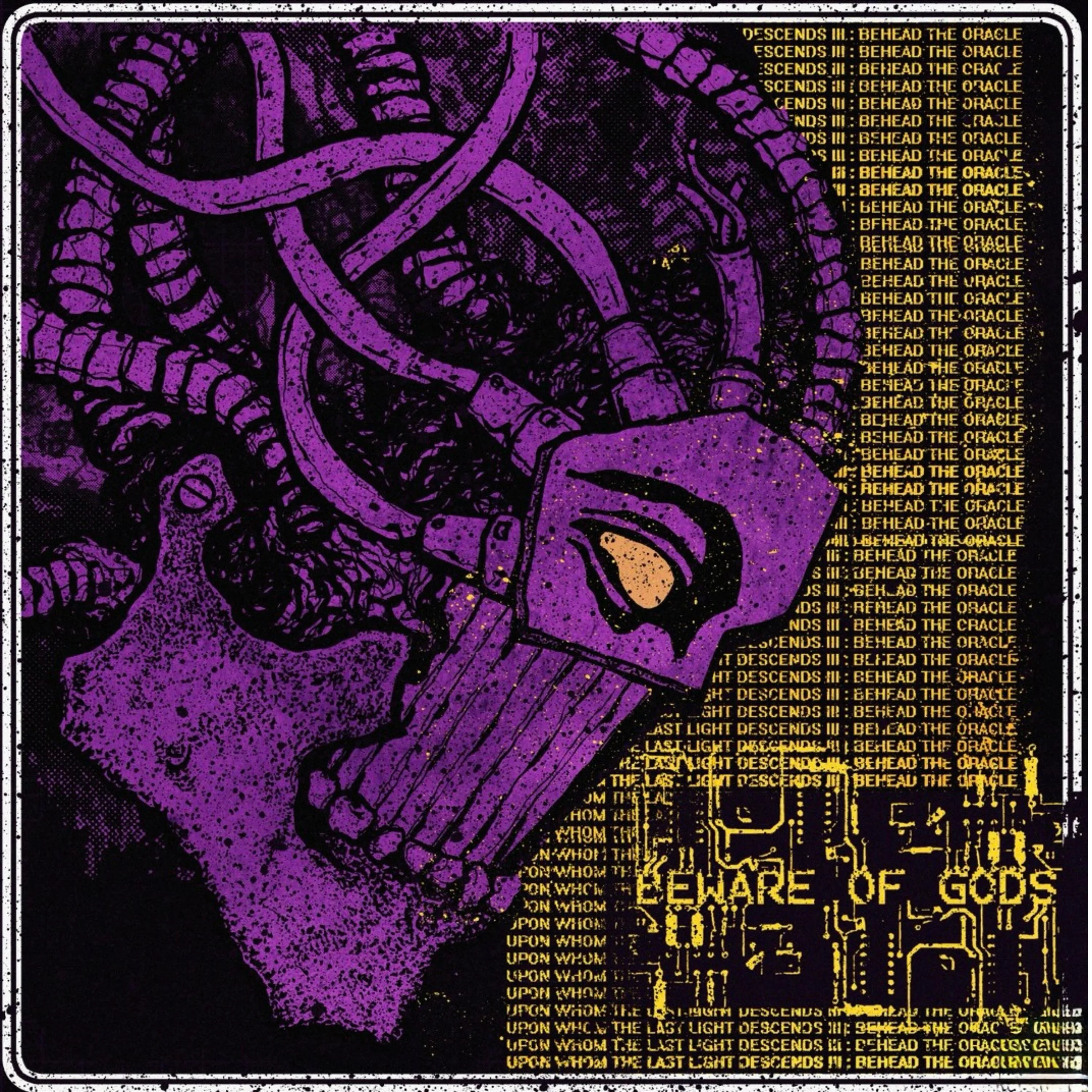 Official album cover artwork for Upon Whom the Last Descends III: Behead the Oracle by Beware of Gods