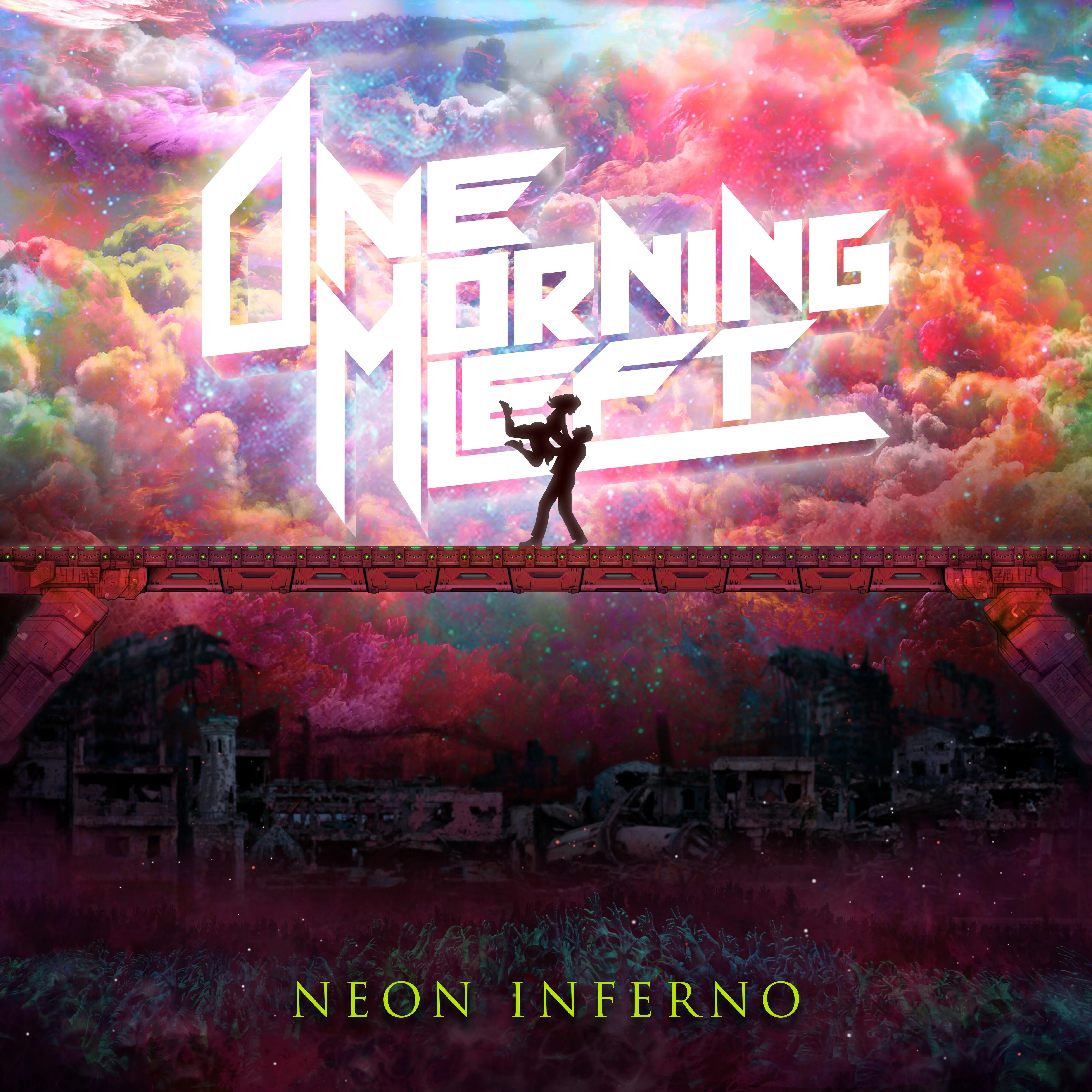 Official album cover art for the release Neon Inferno by One Morning Left