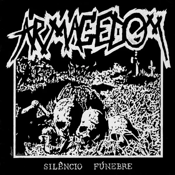 Official album cover art for the release Silêncio fúnebre by Armagedom
