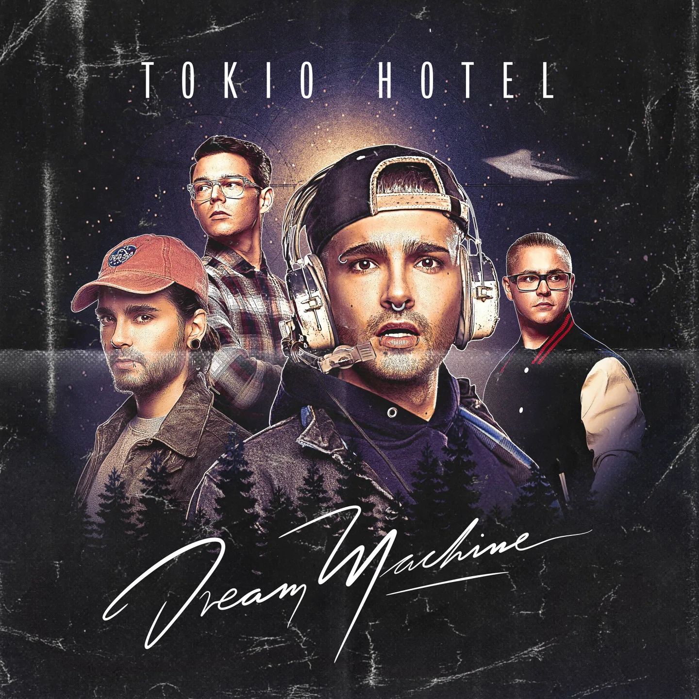 Official album cover artwork for Dream Machine by Tokio Hotel