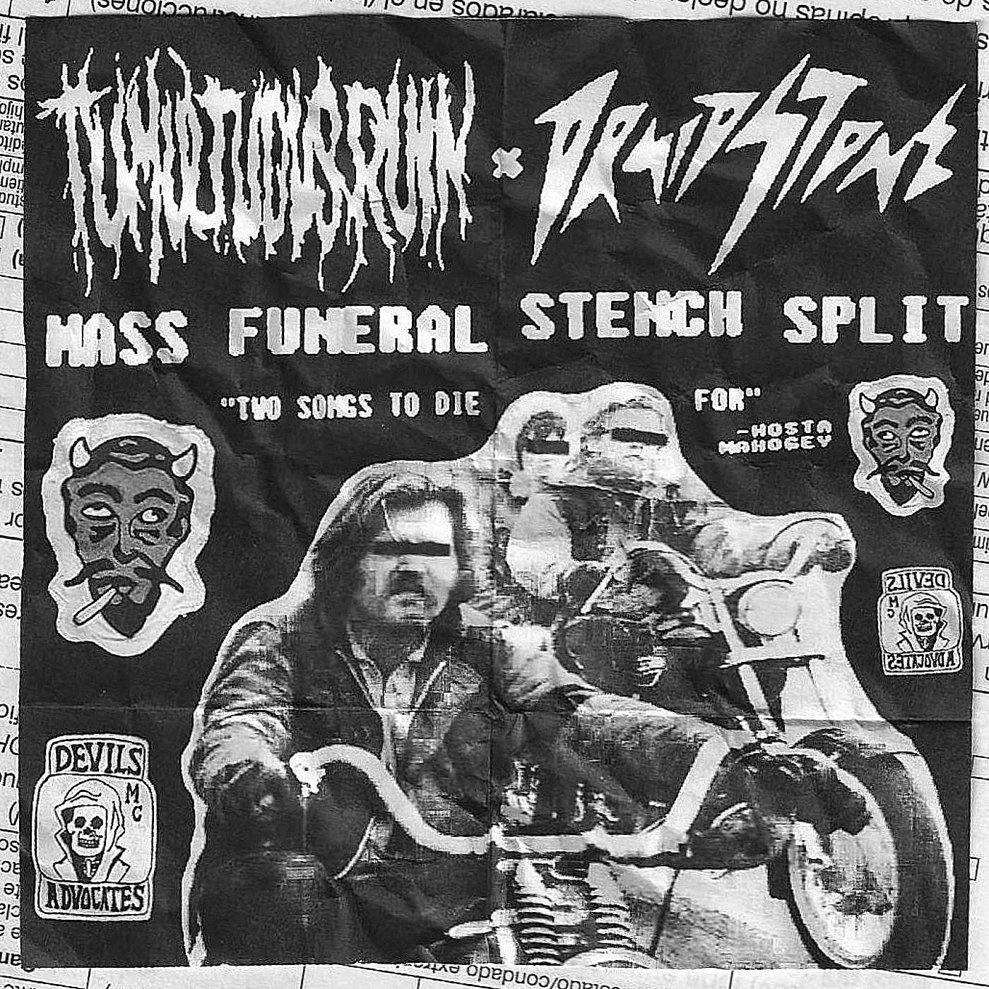 Official album cover artwork for Mass Funeral Stench by Tumultuous Ruin