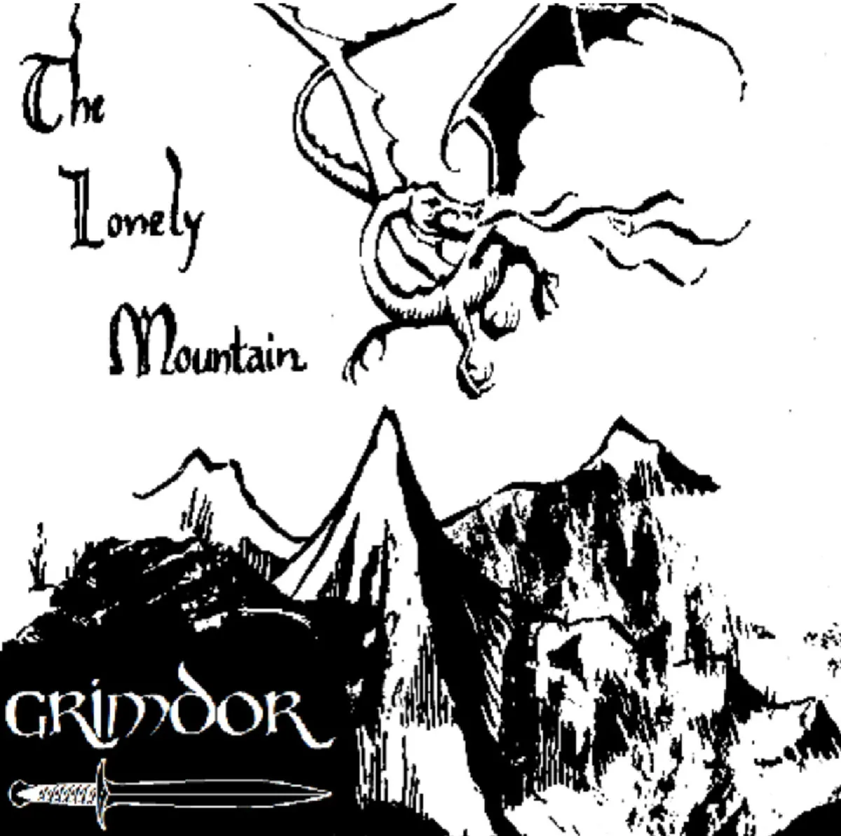 Official album cover artwork for The Lonely Mountain by Grimdor